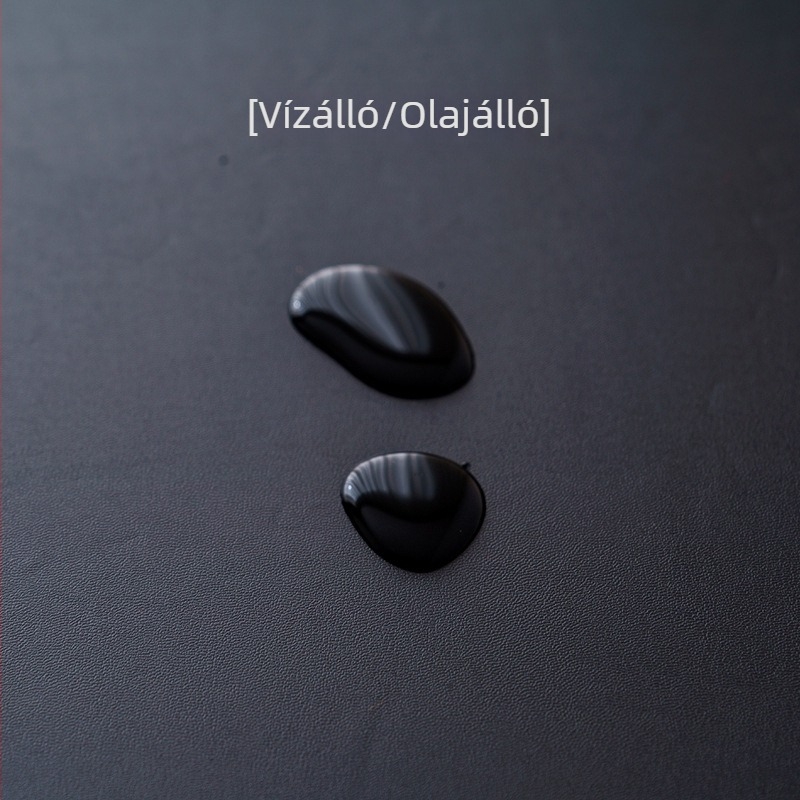 Rugalmas kör alakú asztalterítő, vízálló és olajálló, teljes fedettség, beltéri és kültéri használatra, poliészter.