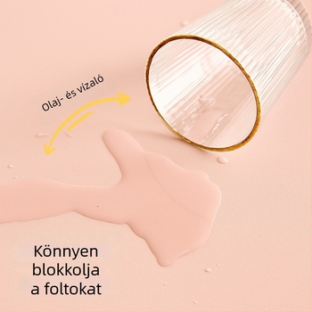 Bőr asztali pad – Vízálló, csúszásmentes, antibakteriális, kopásálló, olajálló