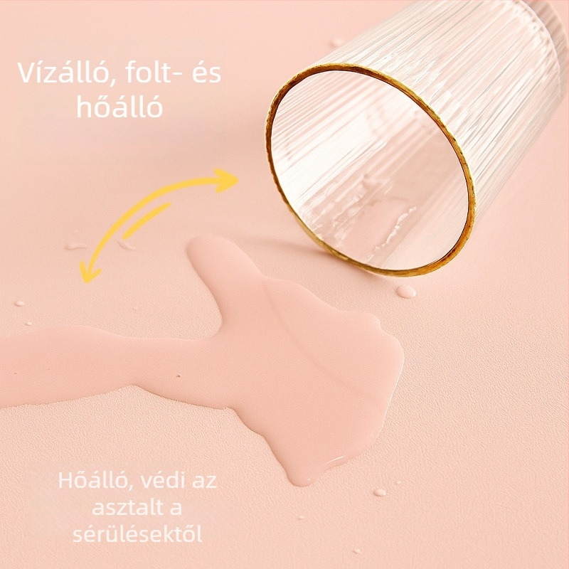 Bőr asztali pad – Vízálló, csúszásmentes, antibakteriális, kopásálló, olajálló