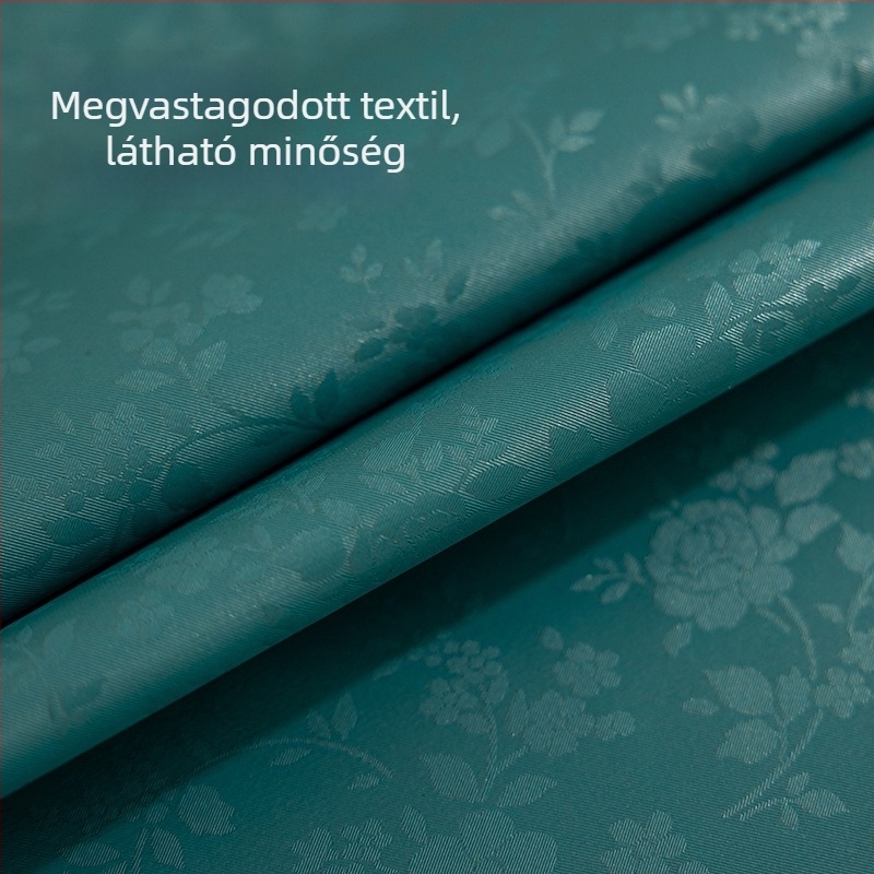 Négyzet alakú PVC asztalterítő, vízálló, por- és olajálló, modern minimalist stílusú, növények és virágok mintával.