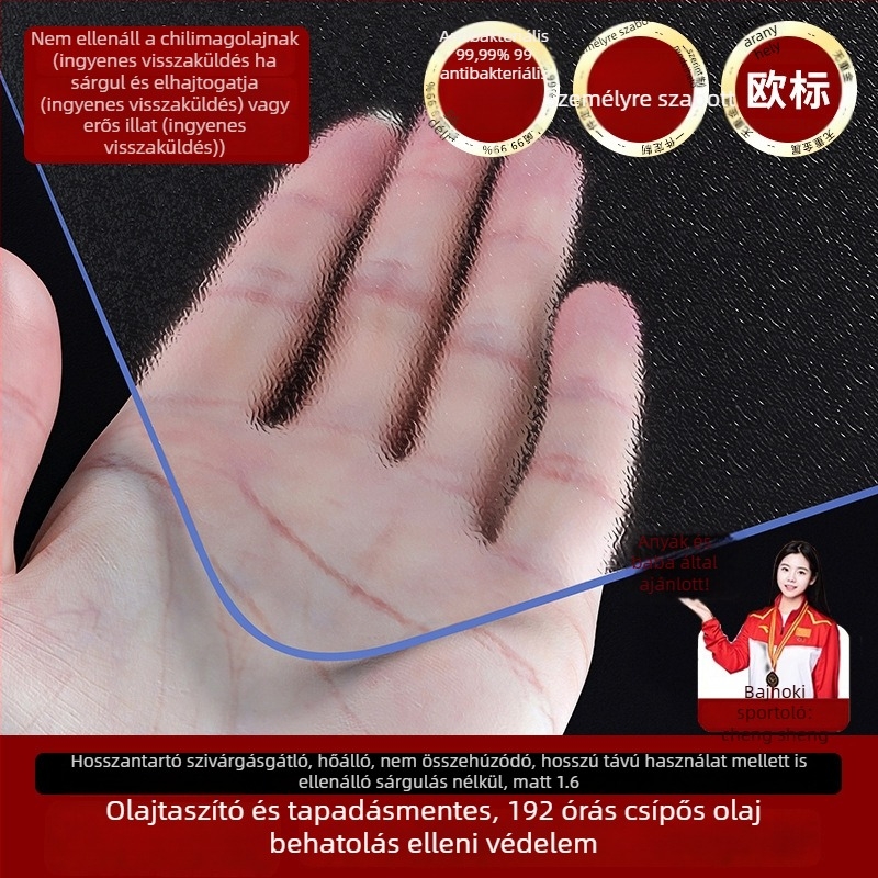 Asztalterítő, négyszögletes, mintázat rácsos, anti-gyűrődés, poliuretán rugalmas rostból