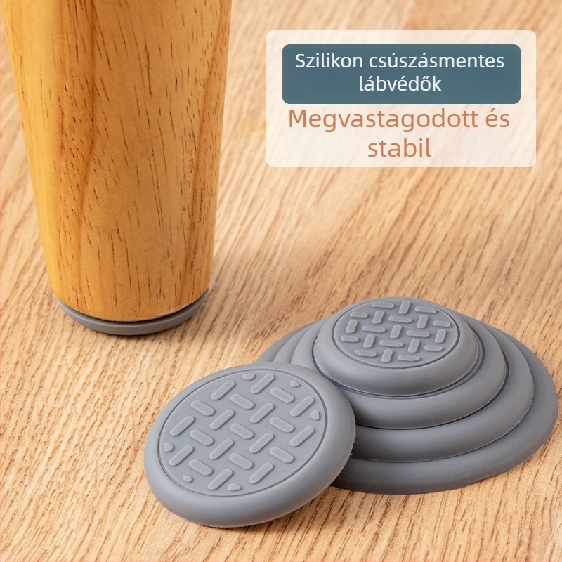 Mingshuo Bútorok csúszásmentes lábai asztalokhoz, székekhez és kanapékhoz – négyzet PVC, nordikus stílus