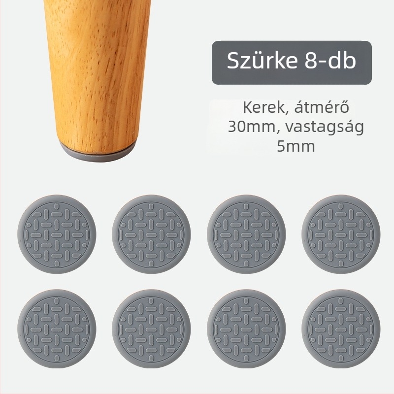 Mingshuo Bútorok csúszásmentes lábai asztalokhoz, székekhez és kanapékhoz – négyzet PVC, nordikus stílus