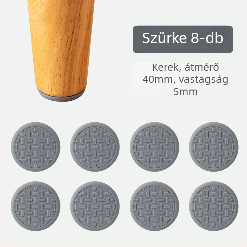 Mingshuo Bútorok csúszásmentes lábai asztalokhoz, székekhez és kanapékhoz – négyzet PVC, nordikus stílus