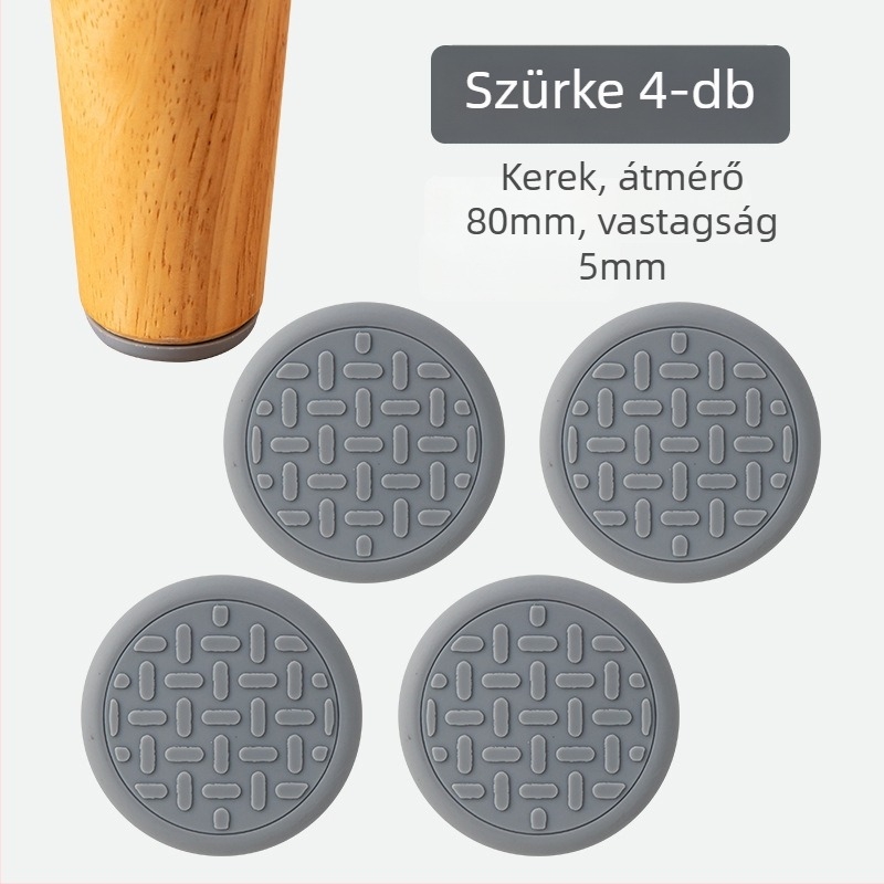 Mingshuo Bútorok csúszásmentes lábai asztalokhoz, székekhez és kanapékhoz – négyzet PVC, nordikus stílus