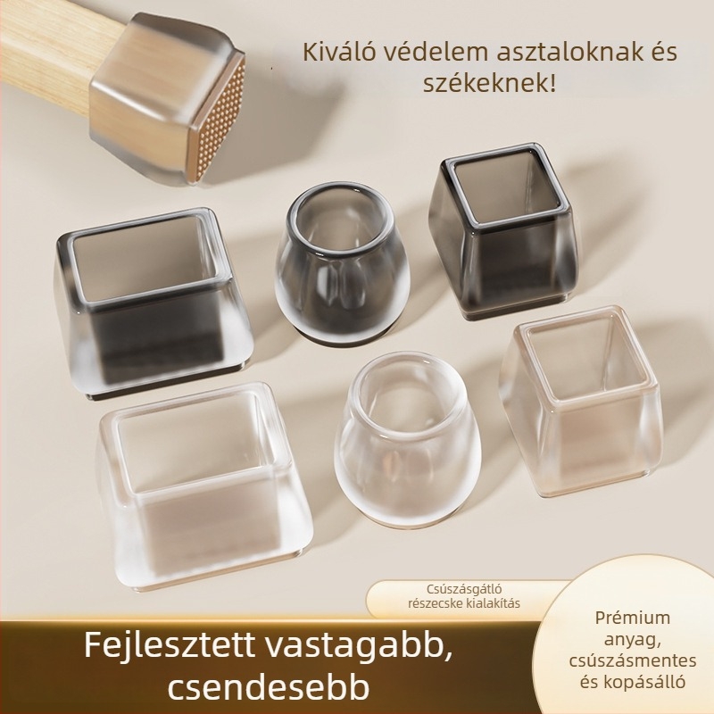 Kör alakú szilikon lábvédők székeinek és asztalainak lábaira, csúszásmentes, kopásálló