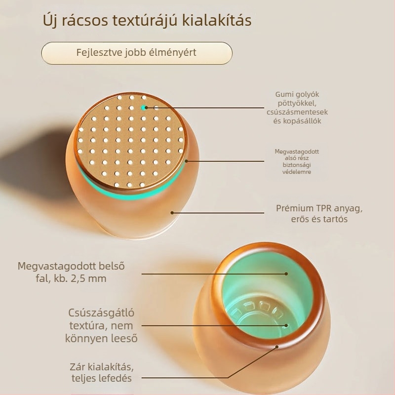 Kör alakú szilikon lábvédők székeinek és asztalainak lábaira, csúszásmentes, kopásálló