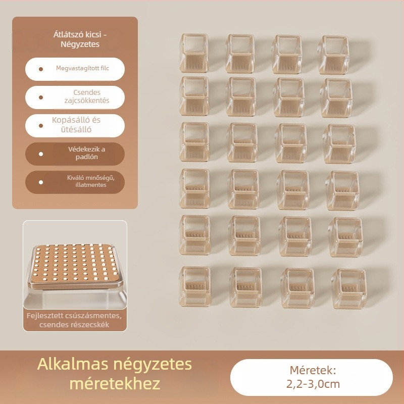 Kör alakú szilikon lábvédők székeinek és asztalainak lábaira, csúszásmentes, kopásálló