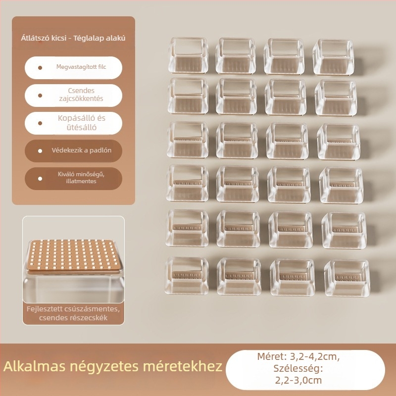 Kör alakú szilikon lábvédők székeinek és asztalainak lábaira, csúszásmentes, kopásálló