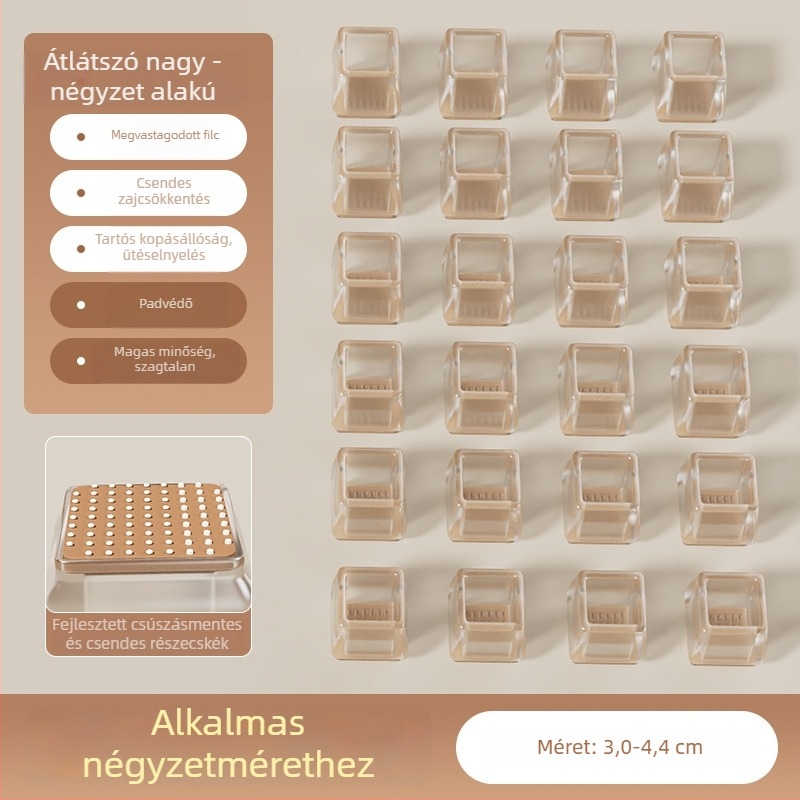 Kör alakú szilikon lábvédők székeinek és asztalainak lábaira, csúszásmentes, kopásálló