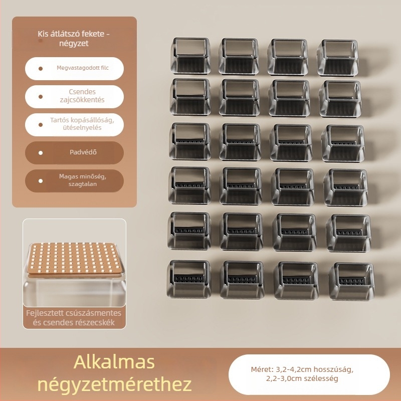Kör alakú szilikon lábvédők székeinek és asztalainak lábaira, csúszásmentes, kopásálló