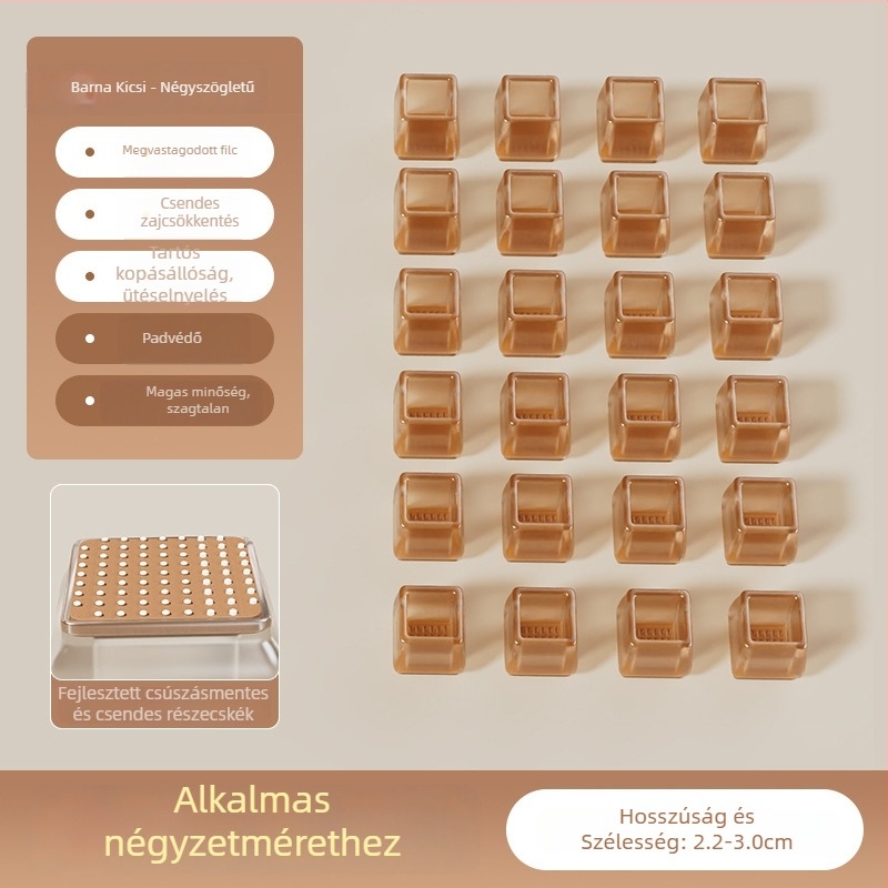 Kör alakú szilikon lábvédők székeinek és asztalainak lábaira, csúszásmentes, kopásálló