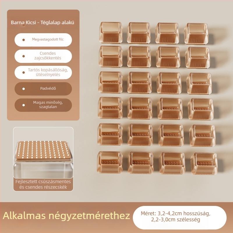 Kör alakú szilikon lábvédők székeinek és asztalainak lábaira, csúszásmentes, kopásálló