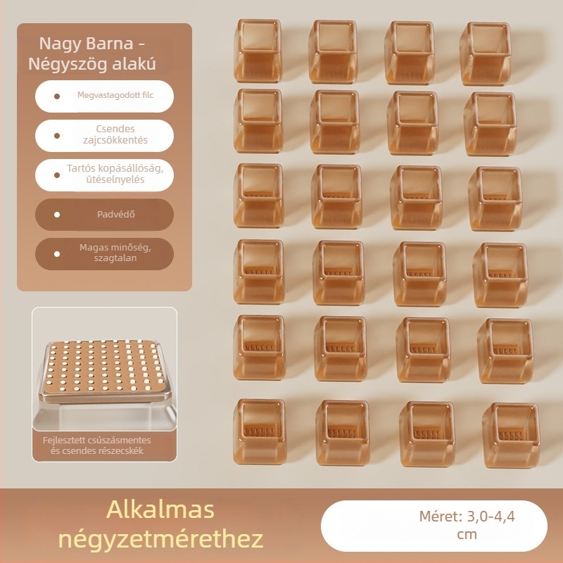 Kör alakú szilikon lábvédők székeinek és asztalainak lábaira, csúszásmentes, kopásálló