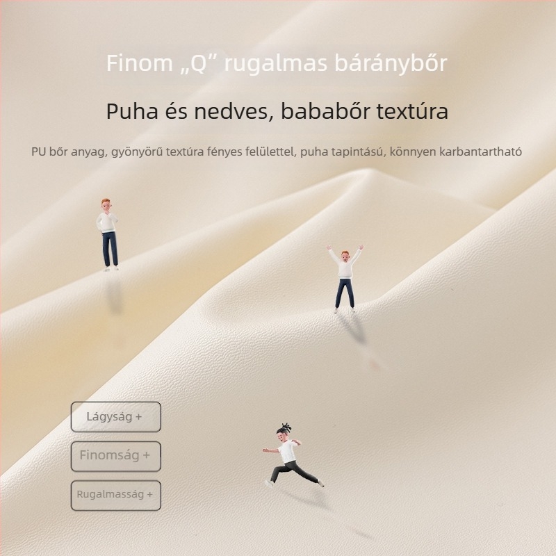 Otthoni kerek asztalterítő, rugalmas, műbőrhatású, mosható, porvédő és csúszásmentes, modern minimalista egyszínű