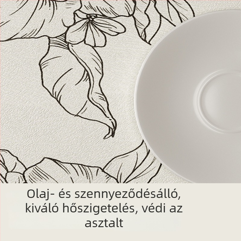 PVC asztalterítő – vízálló, olajálló, mosás nélkül, virágos és aranyos állat mintával