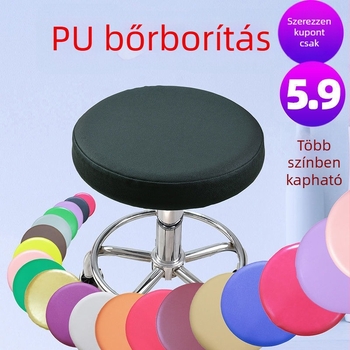 Vízálló kör alakú taburet- és székfedő