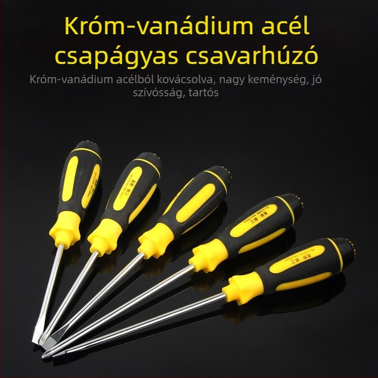 Phillips és lapos fejű csavarhúzó mágneses vezetővel, erőcsökkentő Torx kézi csavarhúzó, 4/5/6 hüvelyk hosszúságú