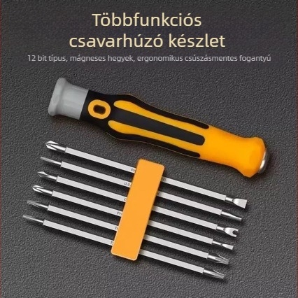 Speciális formájú csavarhúzó készlet: háromszög-, virág alakú fej, U-alakú fej, keresztes fej — többfunkciós precíziós eszköz