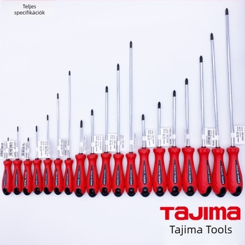 TAJIMA EL sorozat mágneses Philips csavarhúzó puha gumis markolat, Cr-V acél, 3 mm fej