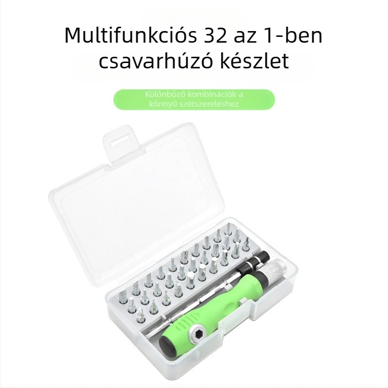 32 az 1-ben kézi csavarhúzó készlet mobiltelefonok és számítógépek javítására és szétszerelésére