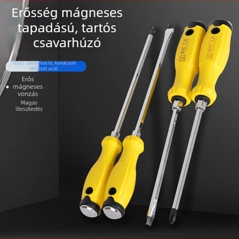 Fusong csavarbehajtó készlet – szigetelt, mágneses, Cr_V krom-vanádium acél, lapos fej