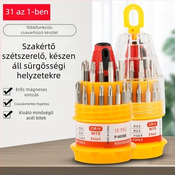 CHTON 31-in-1 csavarhúzó készlet mágneses szigeteléssel, szénacélból, 46 darab