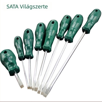 Shida csavarhúzó készlet: Phillips- és lapos fejű, nikkel-krom ötvözetből, szigetelés nélkül, nem mágneses