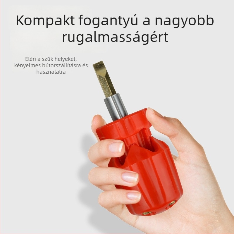 Hat az egyben többfunkciós csavarhúzó – kézi eszköz Phillips és Torx fejjel, CR-V acél