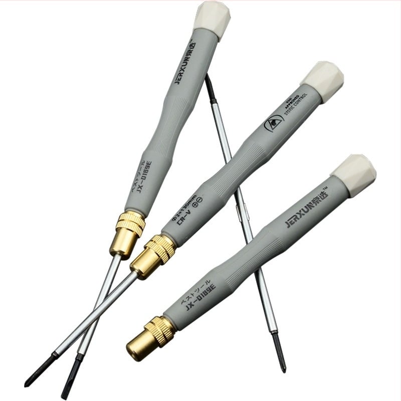 Jingxuan kettős végű precíziós csavarhúzó készlet: keresztes és lapos fej, mágneses, Cr-V acél