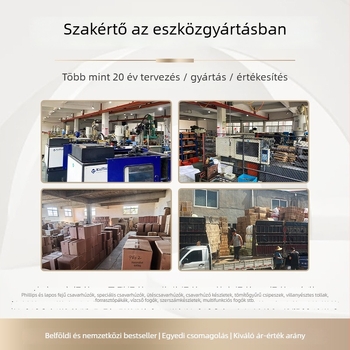 Kettős használatú Phillips- és laposfejű csavarhúzó – mágneses és szigetelt, csúszásmentes TPR+PP markolattal, CR-V acél