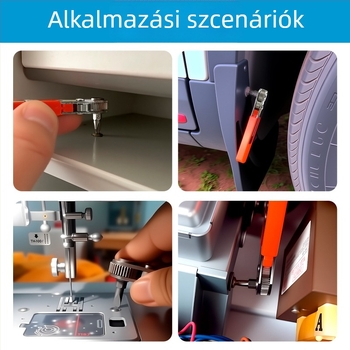 Recézett csavarhúzó készlet – kétirányú, kompakt, többfunkciós rövid bitkészlettel (Cr-V penge, mágneses, Chuanxing márka)