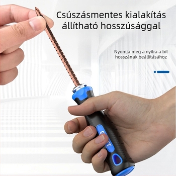 Chint többfunkciós csavarhúzó készlet lapos- és keresztfejű, mágneses és szigetelt CR-V acélból, PP markolat