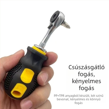 Rácsos csavarhúzó készlet Cr-V acélból, nem mágneses, nem szigetelt, 332 g