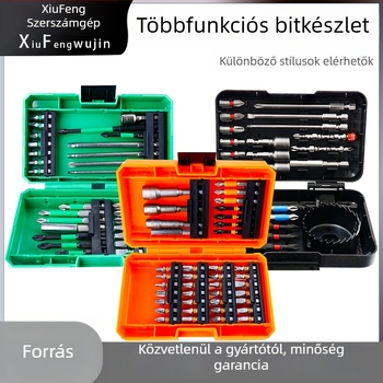 Fuxin elektromos bitkészlet, mágneses, S2 ötvözetű szerszámacél, tömeg 0,45 kg