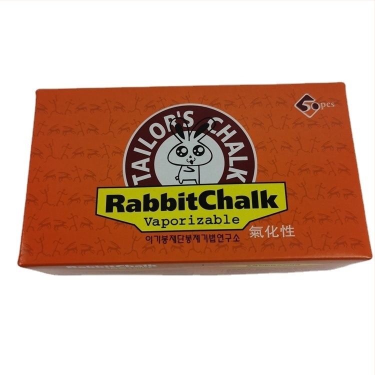 Rabbit márkájú láthatatlan viasz alapú jelölő por textíliák kivágásához – környezetbarát