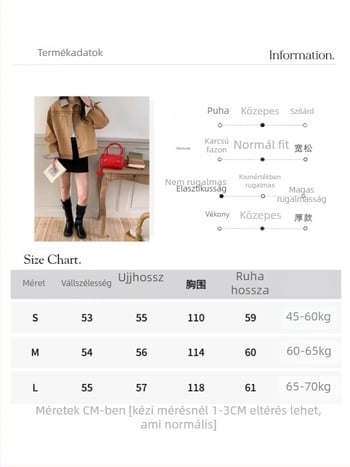 Kabát poliészter anyagból, egyszínű minta, reveros gallérral, hosszú ujjú, normál szabás (ZY3234)