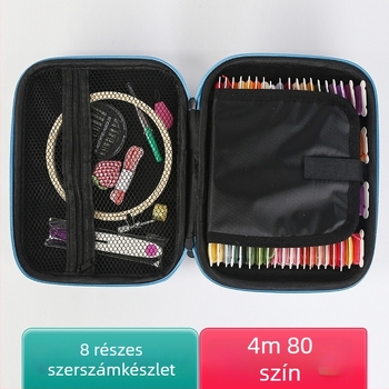 Varróeszközök készlet koffert – hordozható, 1 doboz, bruttó tömeg 520 g, márka Love net, stílusok: japán stílus, hímzés, koreai stílus, egyszerű, könnyű luxus