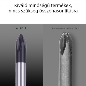 FINDER Narancs–fekete markolású csavarhúzó készlet, erős mágneses Phillips és laposfejű csavarhúzók háztartási javításokra