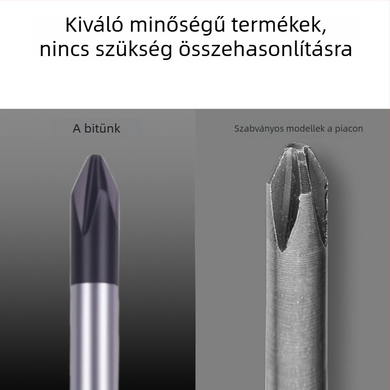FINDER Narancs–fekete markolású csavarhúzó készlet, erős mágneses Phillips és laposfejű csavarhúzók háztartási javításokra