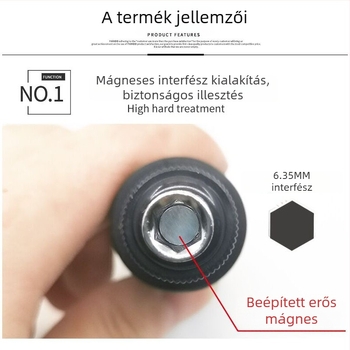 Többfunkciós ratchet csavarhúzó, Allen kulcs, előre-hátra forgás, T-markolat, 1 db, 45# acél