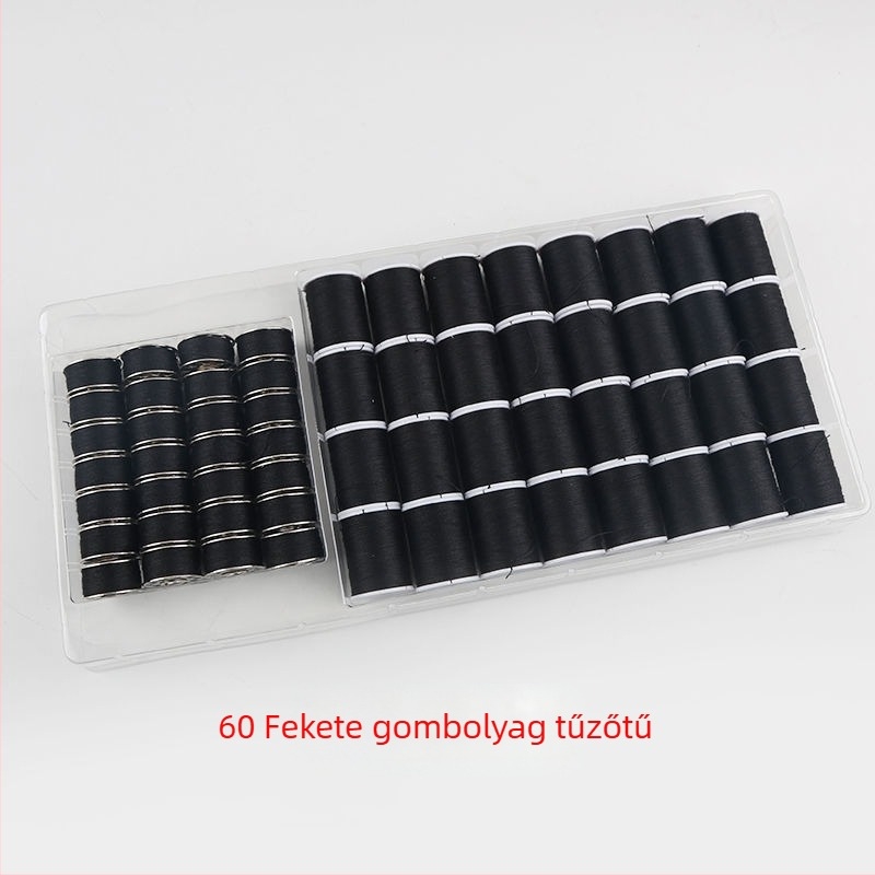 Varró doboz, márka Sewing thread, eredet Guangdong, csomagolás 36 db, bruttó tömeg 0,28 kg, háztartási varrógépekhez.