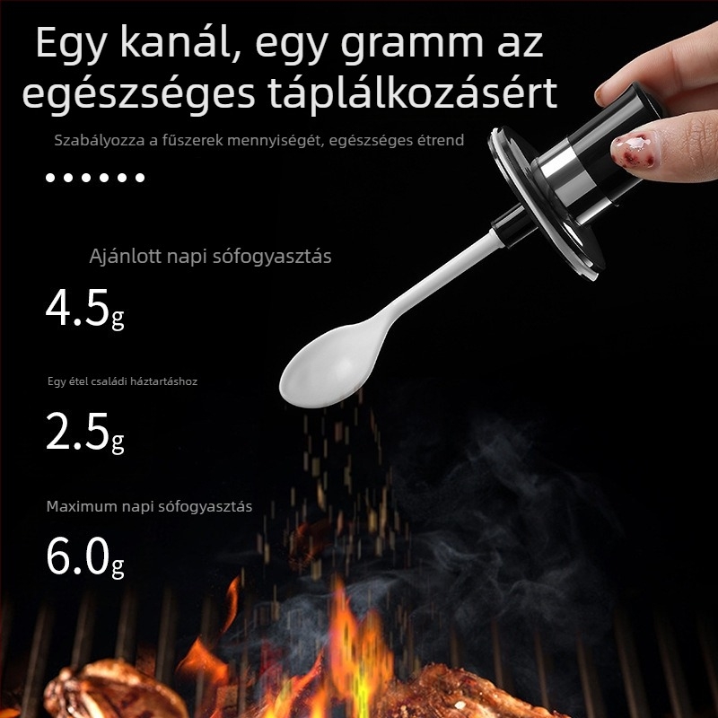 Üveg olajecsetkészlet integrált fűszerdobozzal, Termék 07 — modern minimalista stílus, logónyomás elérhető