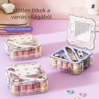 Hordozható varrókészlet mágneses szívó készlettel; 175 dobozos csomagolás; 228,5 g; testreszabás elérhető
