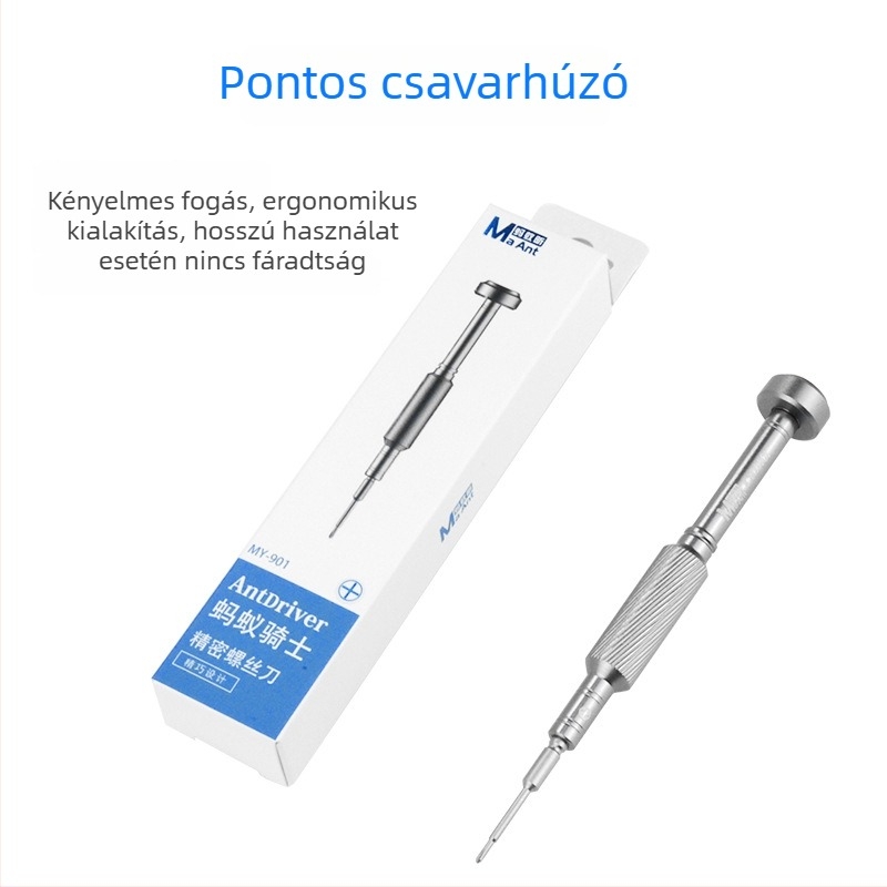 Ant Xin 17-darabos precíz csavarhúzó készlet, S2-es szerszámacél, mágneses, nem szigetelt, mobiltelefon javításához