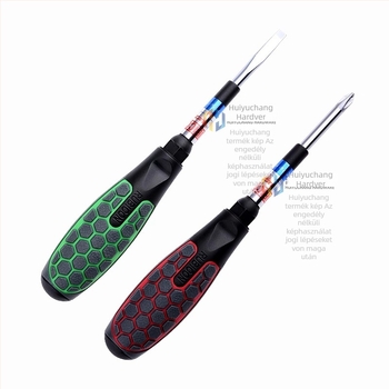 Rubicon/Robin Hood 62. sorozat csúszásmentes mágneses keresztes fejű csavarhúzó, Cr-V acél