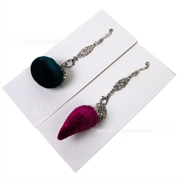 Tűtartó táska vintage függő dísz, chili paprika és édesburgonya motívumok, kézzel készített