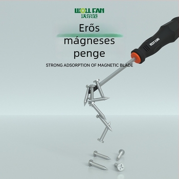 Phillips és laposfejű csavarhúzó készlet – Ipari minőségű, mágneses, szigetelt, Cr-V krom-vanádium acél, markolat ragasztóbevonattal