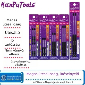 Keresztfejű csavarhúzóbit Nb-S2, 61° szög, ütésálló, mágneses