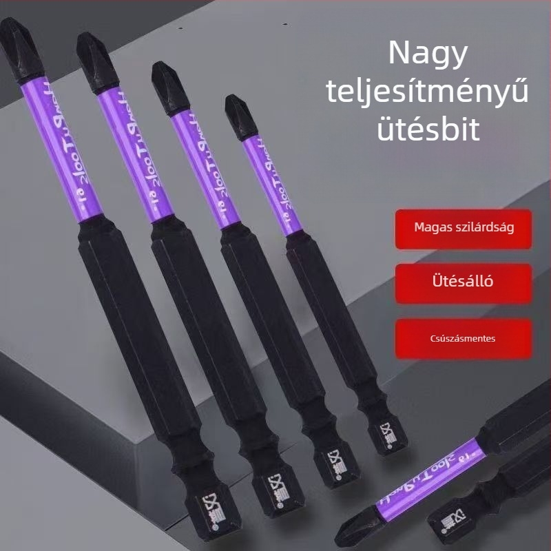 Keresztfejű csavarhúzóbit Nb-S2, 61° szög, ütésálló, mágneses